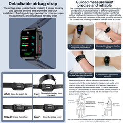 2024 New Medical Grade Smart Watch air Pump ECG True Accurately Blood Pressure Airbag health watch Uric Acid Blood Lipids watch