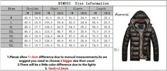 DIMUSI New Men Winter Jacket Fashion Hooded Thermal Down Cotton Parkas Male Casual Hoodies Brand Clothing Warm Coat 5XL,PA064