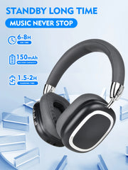 40 Hours Wireless Noise-cancelling Headphones - Personalized Space Audio USB-C Lossless Audio for iPhone Travel Sports Headset