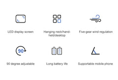 Your Ideal Fan: Foldable, Portable and Rechargeable for the Summer Heat