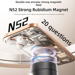 Vacuum Adsorption Magnetic Suction Cup Phone Mount Double Sided Hands-Free Magnetic Cell Phone Holder