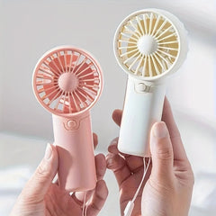 Say goodbye to the heat, Mini Pocket Fan – Portable, Adjustable & Super Cute!