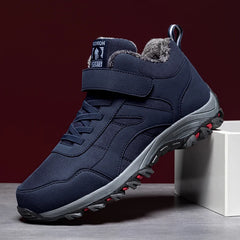 Warm Winter Shoes Men Boots With Fur Size 35-45 Women Snow Boots For Unisex Fashion Outdoor Sneakers Women Men Ankle Boots