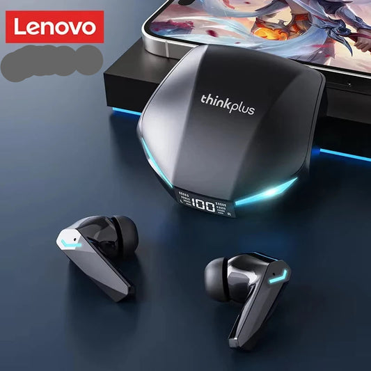 New Lenovo XT53 Wireless Upgrade Bluetooth 5.4 Earphones LED Digital Display Waterproof Headphones Low Latency Gaming Earbuds