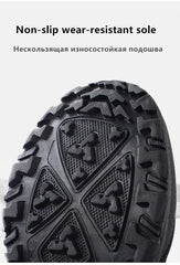 Large Size Winter Men's Boots Warm Plush Ankle Boots Sweat Wicking High-Top Warm Snow.