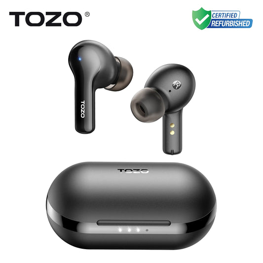 Refurbished TOZO TWS Earbuds ENC HD Call Wireless Bluetooth Sport Headsets Earphones Ultralight Portable Outdoor Home Audio