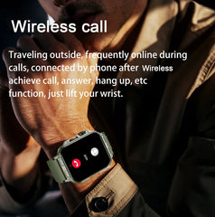 LIGE Smartwatch 1.95 Inch Screen Health Monitoring Watches IP68 Waterproof Sport Fitness Smart Watch For Men Women Reloj Hombre