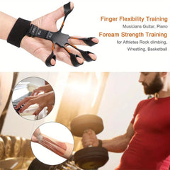 Finger Training Exercise Stretcher Hand Grips Adjustable Strengthener Resistance band Trainer Hand Brush Expander Exercise