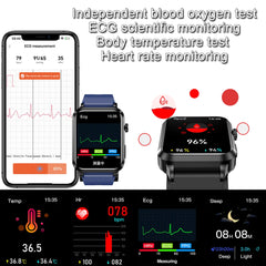 2024 New Medical Grade Smart Watch air Pump ECG True Accurately Blood Pressure Airbag health watch Uric Acid Blood Lipids watch