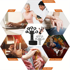 Finger Training Exercise Stretcher Hand Grips Adjustable Strengthener Resistance band Trainer Hand Brush Expander Exercise