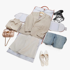 Carry On Garment Bag 55L Large Pu Leather Duffle Bag Waterproof With Shoe Pouch For 2 In 1 Hanging Suitcase Suit Travel Bags