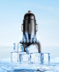 UGREEN 130W USB C Car Charger For Xiaomi iPhone 17 Samsung Galaxy S24 Laptops Tabet PD3.0 Fast Charging USB Type C Car Charger