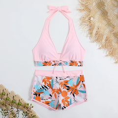 Floral Two-Piece Swimsuit – Adjustable Straps for Perfect Fit