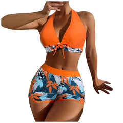 Floral Two-Piece Swimsuit – Adjustable Straps for Perfect Fit