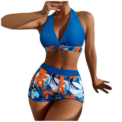 Floral Two-Piece Swimsuit – Adjustable Straps for Perfect Fit
