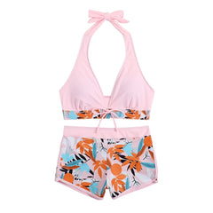 Floral Two-Piece Swimsuit – Adjustable Straps for Perfect Fit