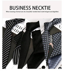 Elegant Ties For Men Gift Fashion Men Tie Set Striped Luxury Necktie Handchief Cufflinks 3 Pcs Business Wedding Suit Accessories