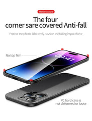 For iPhone 17 16 16e 15 14 13 12 Pro Max ZROTEVE Slim Matte Hard PC Cover On iPhone16 Plus iPhone13 Mini iPhone17 Air Phone Case