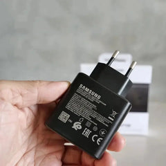 Original Samsung Charger 45w Super Fast Charge EU US Adapter USB C Samsung Galaxy S25 FE S25 S24 Ultra Plus S22 S23 A56 A54 A52s