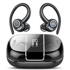 Headphones Wireless Earbuds Sport , 48H Wireless Earphones with HD Mic, IP7 Waterproof Earbud for Sports/Running/Workout.
