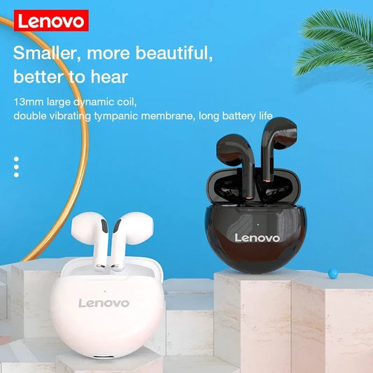 Lenovo HT38 Mini TWS – 9D Stereo Sound Waterproof Wireless Earbuds