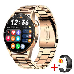 LIGE New Bluetooth Call Smart Watch Women Physical Health Watches Men Body Temperature Infrared Blood Oxygen Monitor Smartwatch