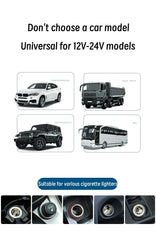 Ultra Fast Charging Five in One USB Car Phone Charger with Intelligent Digital Display and Dual PD Ports for Voltage Display