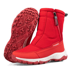 Large Size Winter Men's Boots Warm Plush Ankle Boots Sweat Wicking High-Top Warm Snow.