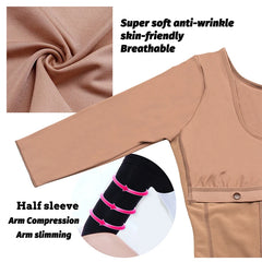 Full Body Colombian Girdles Shaper High Compression Bodysuits Postoperative Postpartum Lipo Arm Slimmer Waist Reducing Shapewear