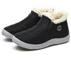 Men Boots Keep Warm Winter Shoes For Men Ankle Boots Fur Shoes.