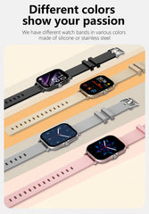 Sport Smart Watch Fitness Clock Health Monitor Waterproof Smartwatch Bluetooth Call Watches for Men Women IOS Xiaomi Huawei 2024