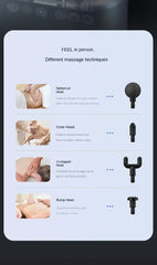 USB Mini Massage Gun Fascia Machine Muscle Relaxation.