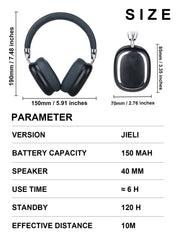 40 Hours Wireless Noise-cancelling Headphones - Personalized Space Audio USB-C Lossless Audio for iPhone Travel Sports Headset