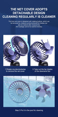 Your Ideal Fan: Foldable, Portable and Rechargeable for the Summer Heat