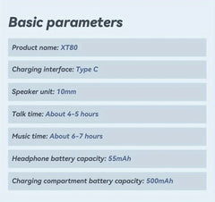 Lenovo XT80 True Wireless Earphones – Bluetooth 5.3, Noise Cancelling, Mic & Control, Waterproof Sport Earhooks