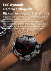 2024 New Smart Watch Men Blood Lipids Uric Acid Health ECG+PPG Fitness Tracker Clock HD Bluetooth Call Sport Altitude Smartwatch