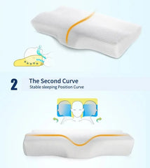 1 pc Memory Foam Bed Orthopedic Pillow Neck Protection Slow Rebound