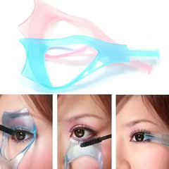 3 in 1 Portable Eyelash Aid Beauty Easy To Use and Cosmetics Tool for  Painting Eye Makeup Stencils AccessoriesTemplate 1pc Gift