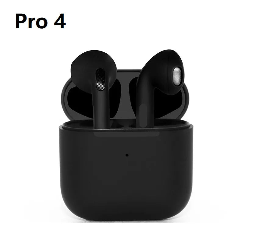 Pro 4 TWS Bluetooth 5.3 Earbuds | Waterproof Wireless Headphones with Mic