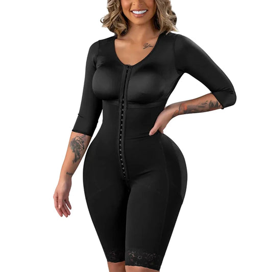 Full Body Colombian Girdles Shaper High Compression Bodysuits Postoperative Postpartum Lipo Arm Slimmer Waist Reducing Shapewear
