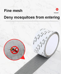 No More Mosquitoes – Quick Fix Tape for Windows & Doors.