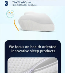 1 pc Memory Foam Bed Orthopedic Pillow Neck Protection Slow Rebound
