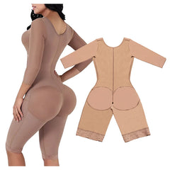 Full Body Colombian Girdles Shaper High Compression Bodysuits Postoperative Postpartum Lipo Arm Slimmer Waist Reducing Shapewear