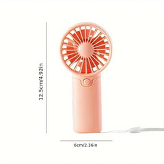 Say goodbye to the heat, Mini Pocket Fan – Portable, Adjustable & Super Cute!