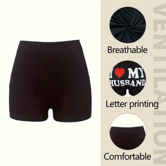 Women Shorts Sleep Bottoms Pajamas Boxers Casual Sports Fitness Sleep