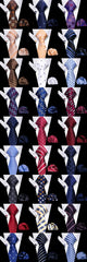 Elegant Ties For Men Gift Fashion Men Tie Set Striped Luxury Necktie Handchief Cufflinks 3 Pcs Business Wedding Suit Accessories