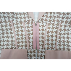 Women Two Piece Sets Outfits Elegant Tweed Slim