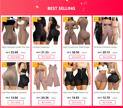 Body Shaper Faja Bodysuit Corset Top Bustier Original Colombian Girdles Modeling Postpartum Slimming Shapewear Women Underwear