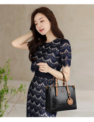 Soft Leather Luxury Handbags Women Bags Designer 3 Layers Shoulder Crossbody Sac Ladies Large Capacity Shopping Messenger Tote