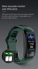 Ekg Ppg Spo2 Smart Health Bracelet Watch Healthiness Ecc Fitness Activity Tracker Blood Pressure Measuring Smart Watches